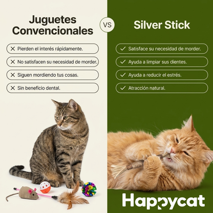 SILVER STICK®  SATISFACE SUS GANAS DE MORDER Y CUIDA SUS DIENTES